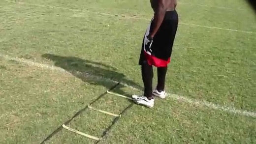 Footwork workout for speed and agility