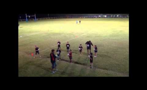 Mini’s rugby ‘Mr Wolf’ warm up drill