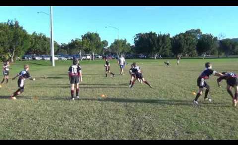 Try Frenzy 2 (Attack & Defence Rugby League Drill)