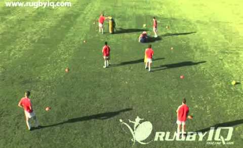 AGILITY RUN WITH TACKLE, HIT AND SPIN