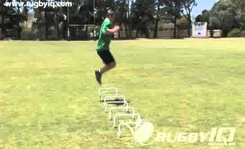 lateral hurdle jumps